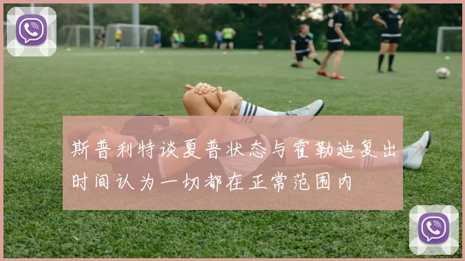 斯普利特谈夏普状态与霍勒迪复出时间认为一切都在正常范围内